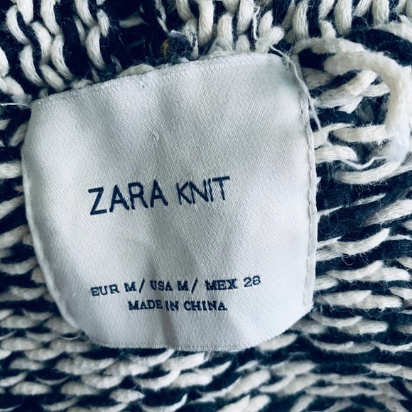 ZARA oversized knit jacket size M - Picture 9 of 11